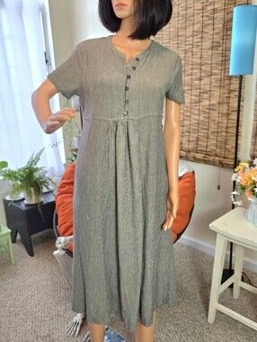 Coldwater Creek Loose Fit Short Sleeve Dress